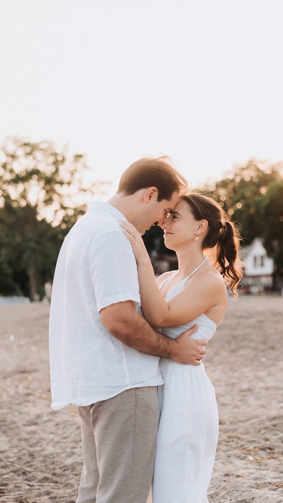 Celeste & Radu | Cedar Island Beach in Kingsville, ON | Engagement Session